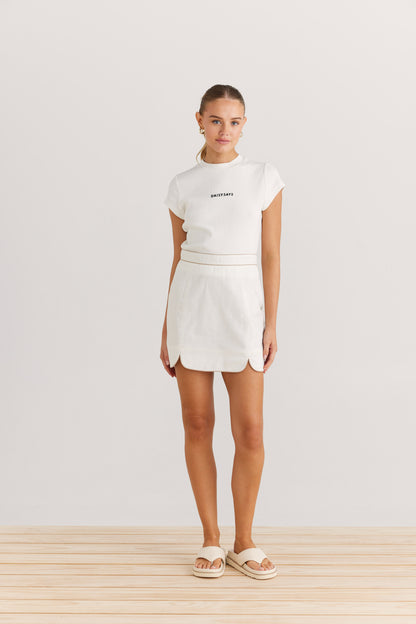 Posy Skirt - White